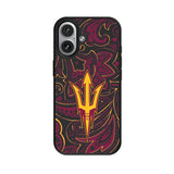 Arizona State University Sun Devils Paisley MagSafe Compatible Phone Case for Apple iPhone