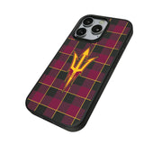 Arizona State University Sun Devils Plaid MagSafe Compatible Phone Case for Apple iPhone