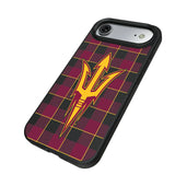 Arizona State University Sun Devils Plaid MagSafe Compatible Phone Case for Apple iPhone