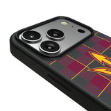 Arizona State University Sun Devils Plaid MagSafe Compatible Phone Case for Apple iPhone