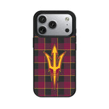 Arizona State University Sun Devils Plaid MagSafe Compatible Phone Case for Apple iPhone