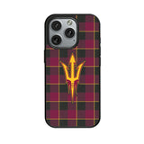 Arizona State University Sun Devils Plaid MagSafe Compatible Phone Case for Apple iPhone