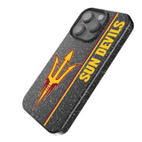 Arizona State University Sun Devils Sidebar Black Bling Phone Case for Apple iPhone