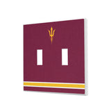 Arizona State University Sun Devils Stripe Hidden-Screw Light Switch Plate