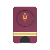 Arizona State University Sun Devils Stripe PopSockets MagSafe-Compatible PopWallet+