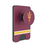 Arizona State University Sun Devils Stripe PopSockets MagSafe-Compatible PopWallet+