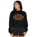 Arizona State ASU Black Crewneck