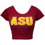 Arizona State ASU Maroon Babydoll Tee