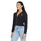 Arizona State ASU Waffle Knit Zip Up Hoodie