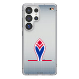 Atlanta Braves 1972-1975 - Cooperstown Collection Linen Clear Phone Case for Samsung Galaxy