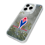 Atlanta Braves 1972-1975 - Cooperstown Collection Linen Glitter Phone Case for Apple iPhone