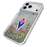 Atlanta Braves 1972-1975 - Cooperstown Collection Linen Glitter Phone Case for Apple iPhone
