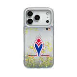 Atlanta Braves 1972-1975 - Cooperstown Collection Linen Glitter Phone Case for Apple iPhone