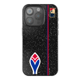 Atlanta Braves 1972-1975 - Cooperstown Collection Sidebar Black Bling Phone Case for Apple iPhone