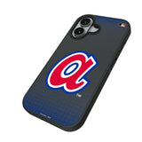 Atlanta Braves 1972-1980 - Cooperstown Collection Linen Bump Phone Case for Apple iPhone
