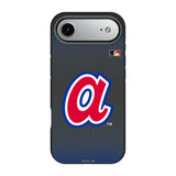 Atlanta Braves 1972-1980 - Cooperstown Collection Linen Bump Phone Case for Apple iPhone