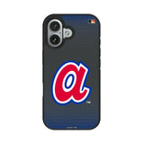 Atlanta Braves 1972-1980 - Cooperstown Collection Linen Bump Phone Case for Apple iPhone