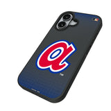 Atlanta Braves 1972-1980 - Cooperstown Collection Linen Bump Phone Case for Apple iPhone