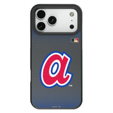 Atlanta Braves 1972-1980 - Cooperstown Collection Linen Bump Phone Case for Apple iPhone