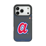 Atlanta Braves 1972-1980 - Cooperstown Collection Linen Bump Phone Case for Apple iPhone