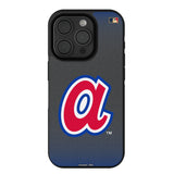 Atlanta Braves 1972-1980 - Cooperstown Collection Linen Bump Phone Case for Apple iPhone