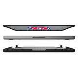 Atlanta Braves 1972-1980 - Cooperstown Collection Linen Laptop Case for Apple MacBook