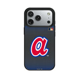 Atlanta Braves 1972-1980 - Cooperstown Collection Linen MagSafe Compatible Phone Case for Apple iPhone