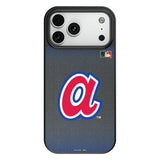 Atlanta Braves 1972-1980 - Cooperstown Collection Linen MagSafe Compatible Phone Case for Apple iPhone