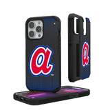 Atlanta Braves 1972-1980 - Cooperstown Collection Linen Rugged Phone Case for Apple iPhone