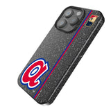 Atlanta Braves 1972-1980 - Cooperstown Collection Sidebar Black Bling Phone Case for Apple iPhone