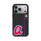 Atlanta Braves 1972-1980 - Cooperstown Collection Sidebar MagSafe Compatible Phone Case for Apple iPhone