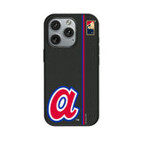 Atlanta Braves 1972-1980 - Cooperstown Collection Sidebar MagSafe Compatible Phone Case for Apple iPhone
