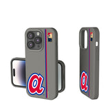 Atlanta Braves 1972-1980 - Cooperstown Collection Sidebar Soft Touch Phone Case for Apple iPhone