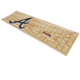 Atlanta Braves Baseball Bat Curved Wireless Keyboard