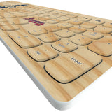 Atlanta Braves Baseball Bat Curved Wireless Keyboard