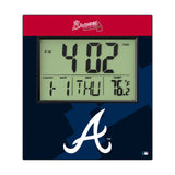 Atlanta Braves Color Block Wall Clock
