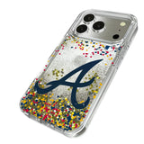 Atlanta Braves Confetti Glitter Phone Case for Apple iPhone