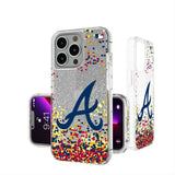Atlanta Braves Confetti Glitter Phone Case for Apple iPhone