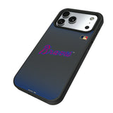 Atlanta Braves Home 2012 - Cooperstown Collection Linen Bump Phone Case for Apple iPhone