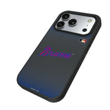 Atlanta Braves Home 2012 - Cooperstown Collection Linen Bump Phone Case for Apple iPhone