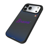 Atlanta Braves Home 2012 - Cooperstown Collection Linen Bump Phone Case for Apple iPhone