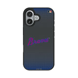 Atlanta Braves Home 2012 - Cooperstown Collection Linen Bump Phone Case for Apple iPhone