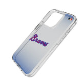 Atlanta Braves Home 2012 - Cooperstown Collection Linen Clear Phone Case for Apple iPhone