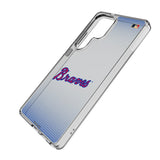 Atlanta Braves Home 2012 - Cooperstown Collection Linen Clear Phone Case for Samsung Galaxy
