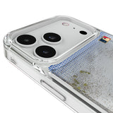 Atlanta Braves Home 2012 - Cooperstown Collection Linen Glitter Phone Case for Apple iPhone