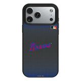 Atlanta Braves Home 2012 - Cooperstown Collection Linen MagSafe Compatible Phone Case for Apple iPhone