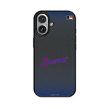Atlanta Braves Home 2012 - Cooperstown Collection Linen MagSafe Compatible Phone Case for Apple iPhone