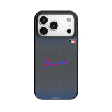 Atlanta Braves Home 2012 - Cooperstown Collection Linen MagSafe Compatible Phone Case for Apple iPhone
