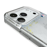 Atlanta Braves Linen Glitter Phone Case for Apple iPhone