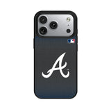 Atlanta Braves Linen MagSafe Compatible Phone Case for Apple iPhone